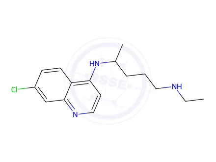 Chemical structure of Hydroxychloroquine EP Impurity D