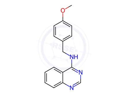 Chemical structure of N-(4-Methoxybenzyl)quinazolin-4-amine