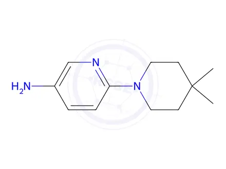 Chemical structure of 6-(4,4-Dimethylpiperidin-1-yl)pyridin-3-amine