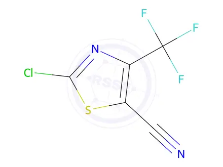 Chemical structure of 2-CHLORO-4-TRIFLUOROMETHYL-THIAZOLE-5-CARBONITRILE