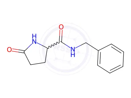 Chemical structure of N-benzyl-5-oxopyrrolidine-2-carboxamide