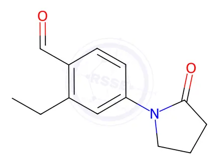 Chemical structure of 2-Ethyl-4-(2-oxopyrrolidin-1-yl)benzaldehyde