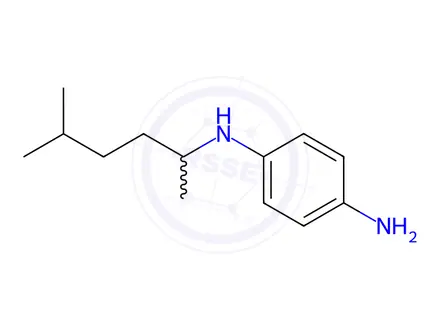 Chemical structure of N1-(1,4-Dimethylpentyl)-1,4-benzenediamine