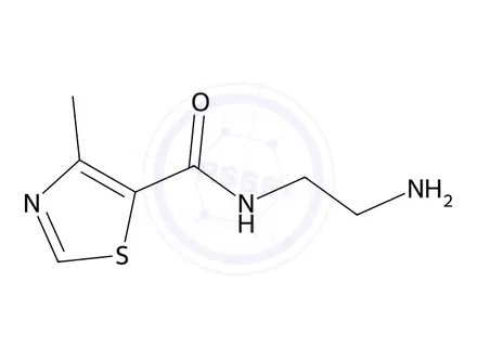 Chemical structure of N-(2-Aminoethyl)-4-methyl-1,3-thiazole-5-carboxamide