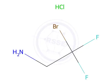 Chemical structure of 2-Bromo-2,2-difluoroethan-1-amine hydrochloride