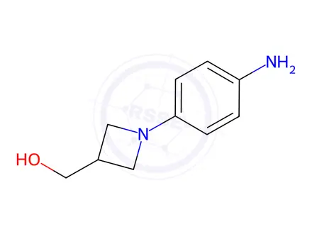 Chemical structure of (1-(4-Aminophenyl)azetidin-3-yl)methanol