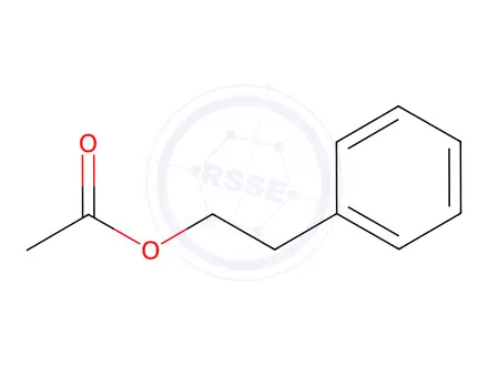 Chemical structure of PHENETHYL ACETATE