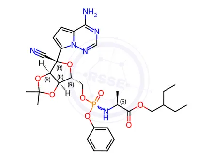 Chemical structure of Remdesivir Impurity 93