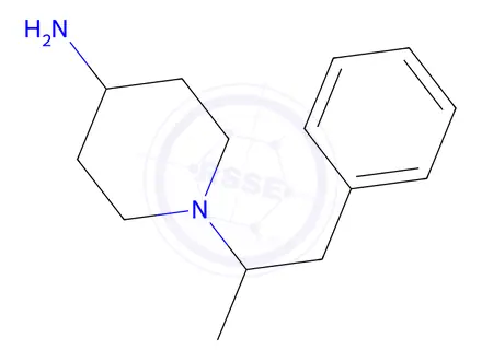 Chemical structure of 1-(1-Phenylpropan-2-yl)piperidin-4-amine
