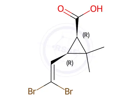 Chemical structure of Deltamethrin Impurity 2(Bacisthemic Acid)