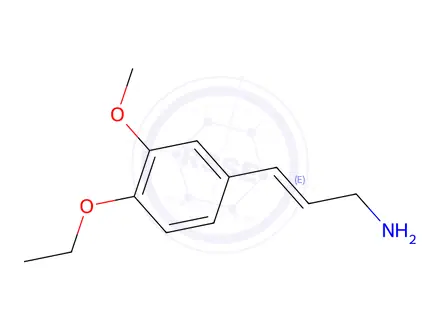 Chemical structure of 3-(4-Ethoxy-3-methoxyphenyl)prop-2-en-1-amine