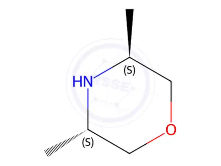Chemical structure of (3S,5S)-3,5-Dimethylmorpholine