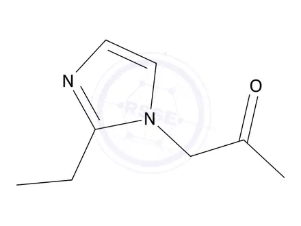 Chemical structure of 1-(2-Ethyl-1H-imidazol-1-yl)propan-2-one