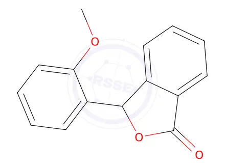 Chemical structure of 3-(2-Methoxyphenyl)isobenzofuran-1(3H)-one