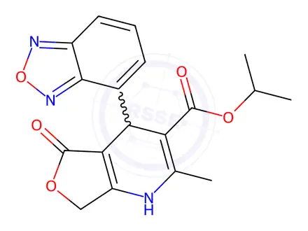 Chemical structure of Isradipine Lactone