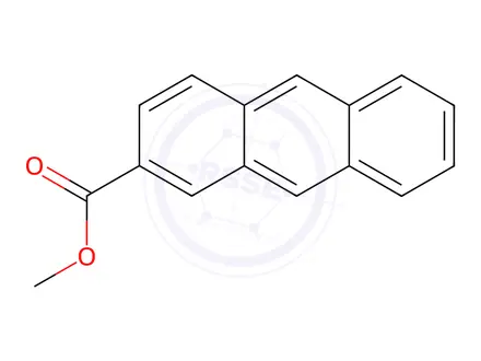 Chemical structure of Anthracene-2-carboxylic acid methyl ester