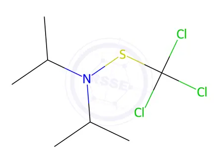 Chemical structure of N,N-Diisopropyl-S-(trichloromethyl)thiohydroxylamine