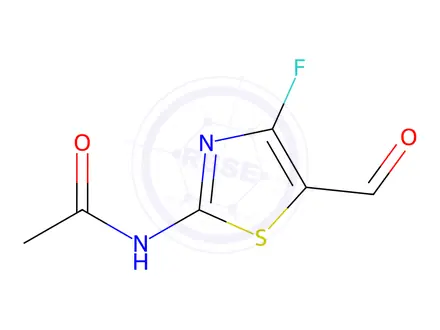 Chemical structure of N-(4-Fluoro-5-formylthiazol-2-yl)acetamide