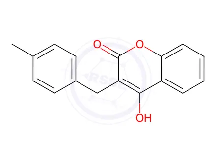 Chemical structure of Phenprocoumon Impurity 87