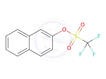 Chemical structure of 2-Naphthyl Trifluoromethanesulfonate
