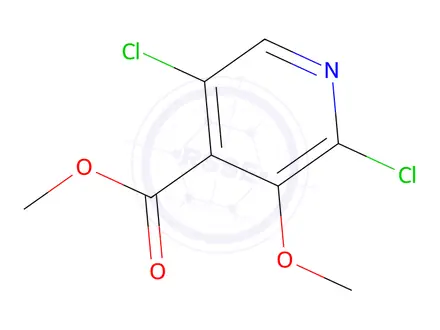 Chemical structure of Methyl 2,5-dichloro-3-methoxyisonicotinate