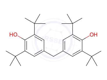 Chemical structure of 4,4‘-Methylenebis(2,6-di-tert-butylphenol)