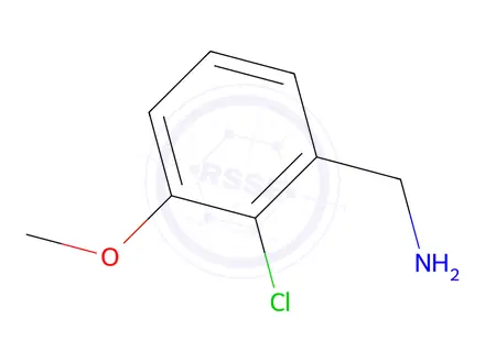 Chemical structure of (2-Chloro-3-methoxyphenyl)methanamine
