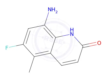 Chemical structure of 8-Amino-6-fluoro-5-methylquinolin-2(1H)-one