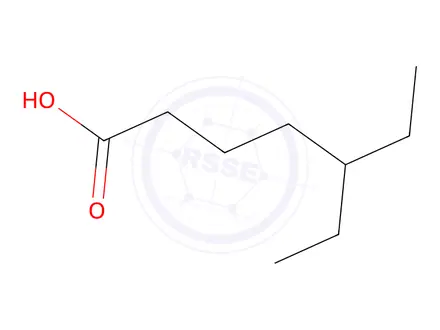 Chemical structure of 5-Ethylheptanoic acid