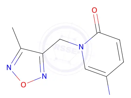 Chemical structure of 5-Amino-1-((4-methyl-1,2,5-oxadiazol-3-yl)methyl)pyridin-2(1h)-one