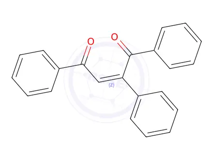 Chemical structure of 1,2,4-triphenylbut-2-ene-1,4-dione