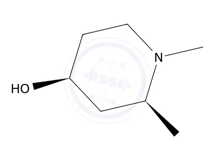 Chemical structure of (2S,4S)-1,2-dimethylpiperidin-4-ol