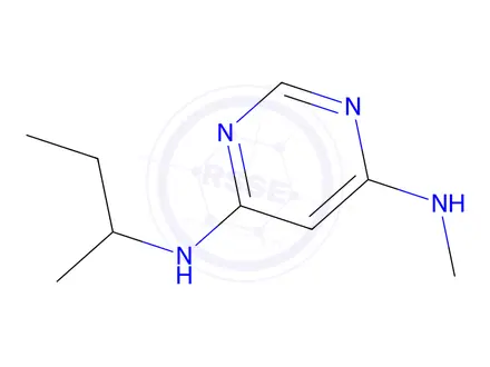 Chemical structure of n4-(sec-butyl)-n6-methylpyrimidine-4,6-diamine