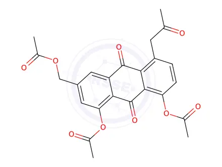 Chemical structure of Diacerein Impurity 23