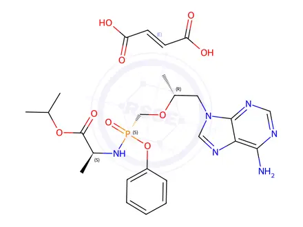 Chemical structure of Tenofovir Alafenamide SRR Isomer
