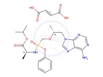 Chemical structure of Tenofovir alafenamide Impurity N22