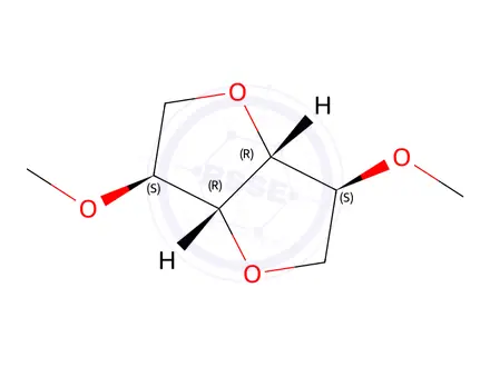 Chemical structure of (3S,3aR,6S,6aR)-3,6-Dimethoxyhexahydrofuro[3,2-b]furan