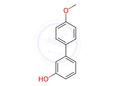 Chemical structure of 3-(4-methoxyphenyl)phenol