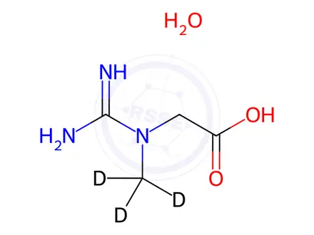 Chemical structure of Creatine-d3