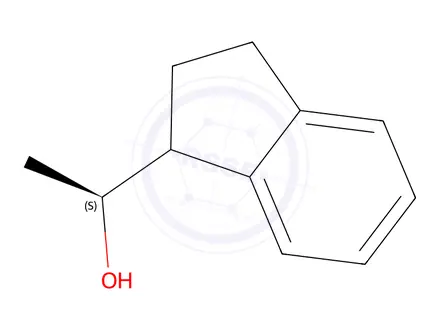 Chemical structure of (1s)-1-(2,3-Dihydro-1h-inden-1-yl)ethan-1-ol