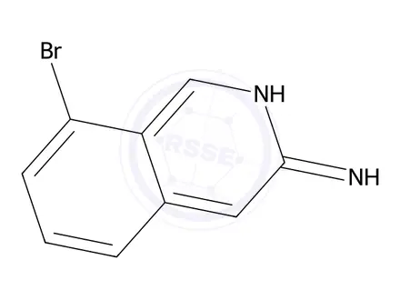 Chemical structure of 8-Bromoisoquinolin-3-amine