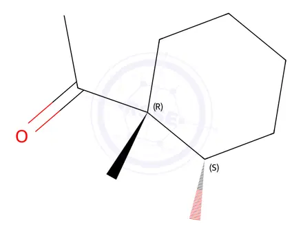 Chemical structure of Ethanone, 1-(2-hydroxy-1-methylcyclohexyl)-, cis-(9CI)
