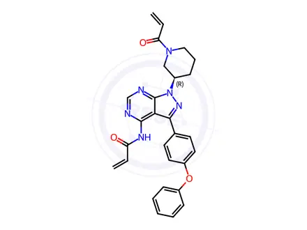 Chemical structure of Ibrutinib Impurity 335