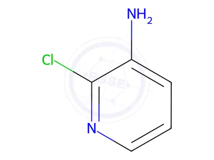 Chemical structure of 3-Amino-2-chloropyridine