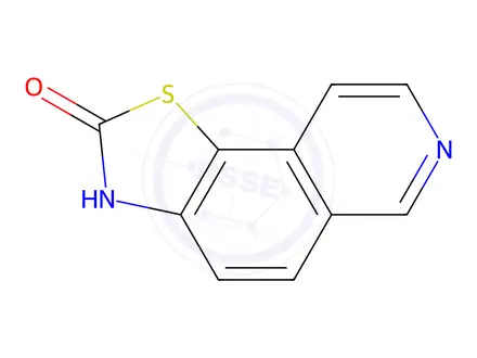 Chemical structure of Thiazolo[5,4-f]isoquinolin-2(3H)-one (9CI)