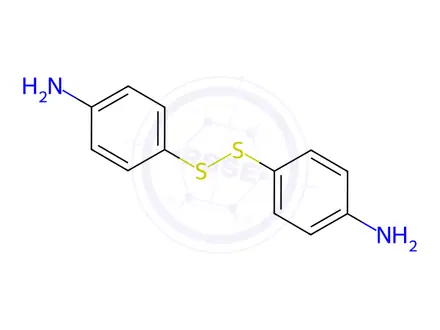 Chemical structure of 4-Aminophenyl Disulfide