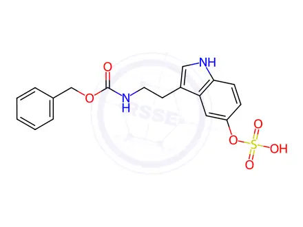 Chemical structure of N-Benzyloxycarbonyl Serotonin O-Sulfate