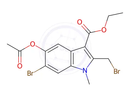 Chemical structure of Abidol Impurity 31