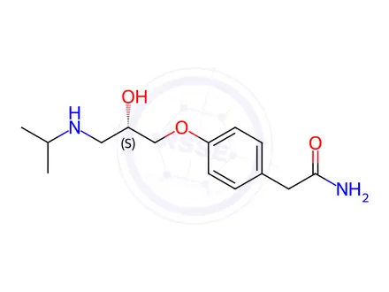 Chemical structure of Atenolol S-Isomer