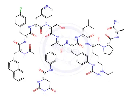Chemical structure of Degarelix Impurity 4